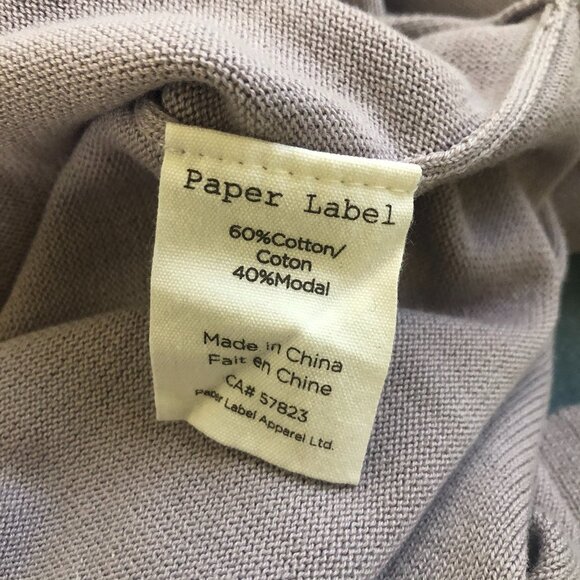 Paper Label Alexandria Side Split Tunic Knit Long Sleeve Dress Size Size S - Picture 7 of 7